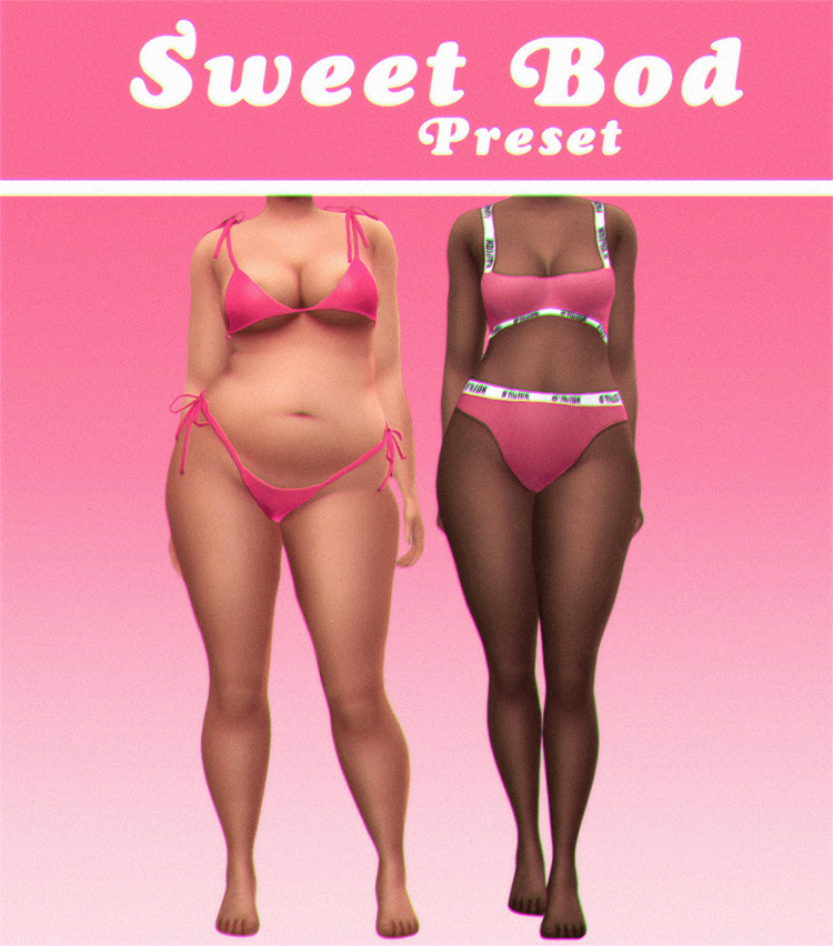 Sweet Body Preset / Sims 4