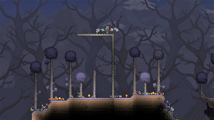 Example of how high you should be / Terraria