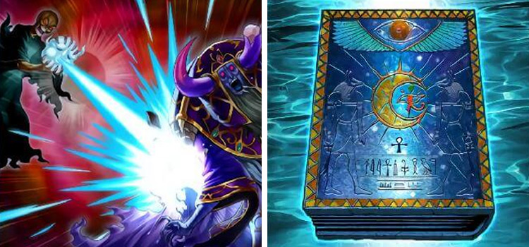 Dark Ruler No More & Book of Moon (YGO)