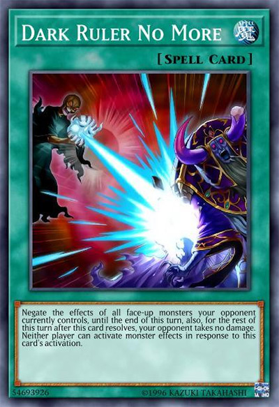 Dark Ruler No More Yu-Gi-Oh Card
