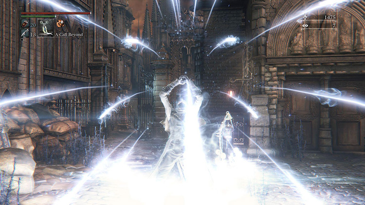 The stardust exploding in all directions / Bloodborne