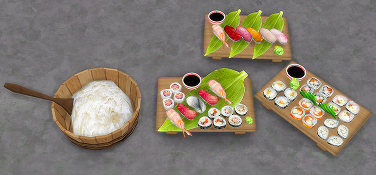 Sims 4 Asian Food CC & Clutter (All Free)