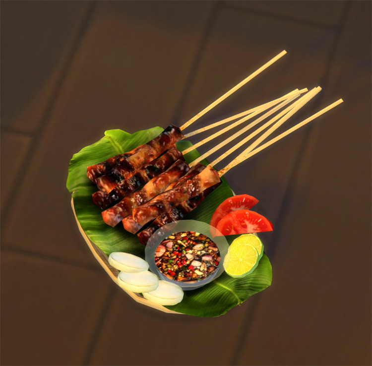 Indonesian Food Deco CC Pack by The Bleeding Woodland / Sims 4 CC