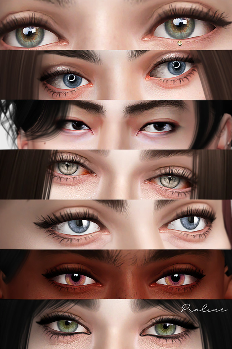 Eyes: Ultimate Collection by Pralinesims / Sims 4 CC