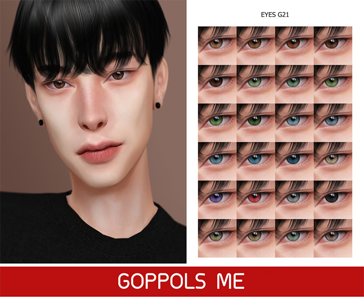 Eyes G21 by Goppols Me / Sims 4 CC