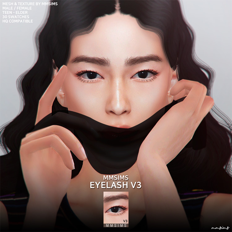Eyelash V3 by MMSIMS / Sims 4 CC