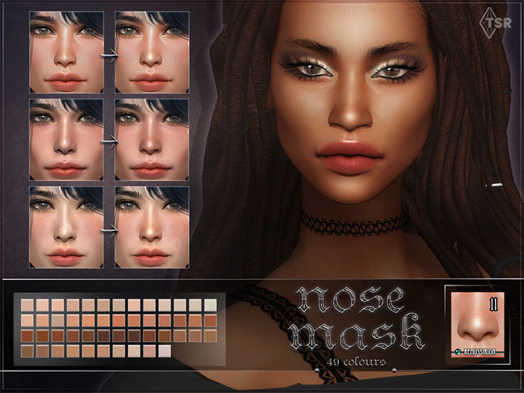 Nose Mask II by RemusSirion / TS4 CC