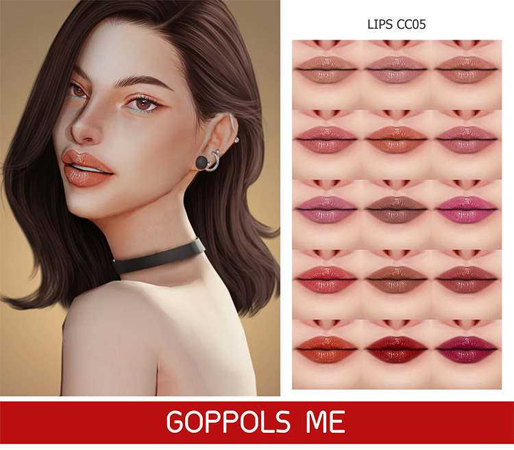 Lips CC05 by Goppols Me / TS4 CC