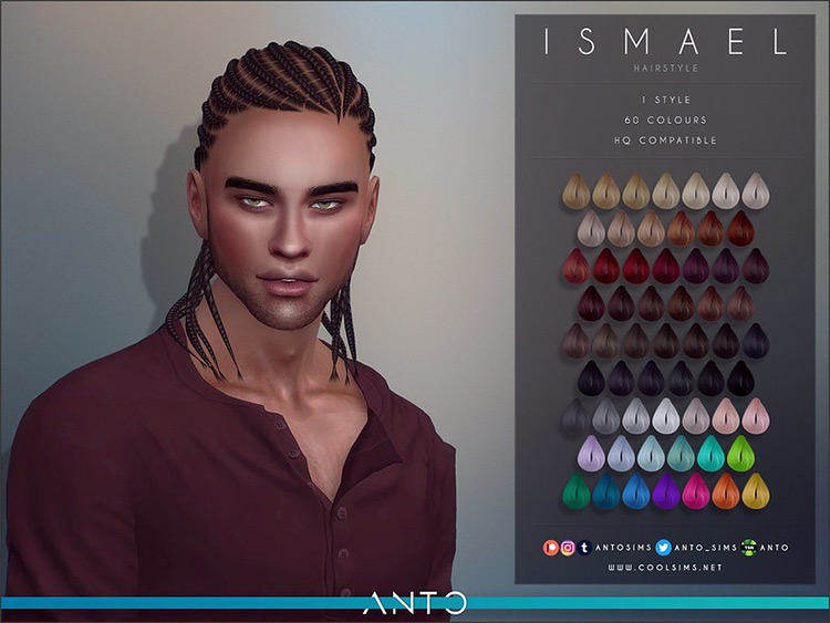 Ismael Hair by Anto / TS4 CC