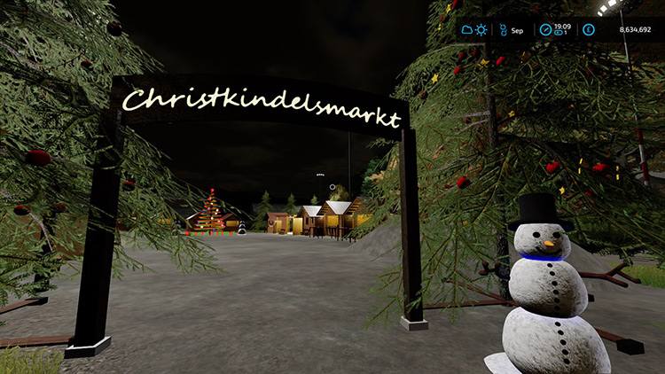 Christmas Market / FS22 Mod
