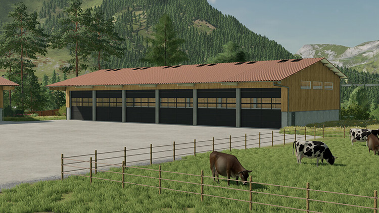 Composite Machine Sheds / FS22 Mod