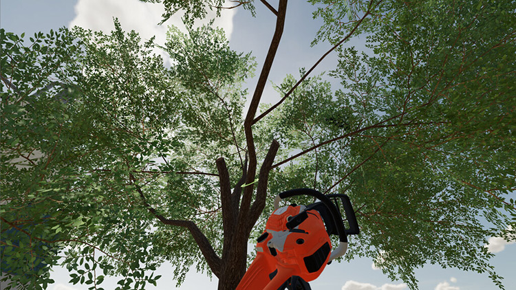 Long Reach Chainsaw / FS22 Mod