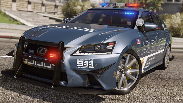 Lexus GS 350 Hot Pursuit Police (2011) / GTA 5 Mod