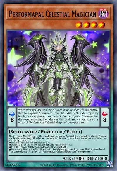 Performapal Celestial Magician YGO Card