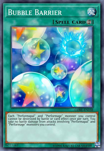 Bubble Barrier Yu-Gi-Oh Card