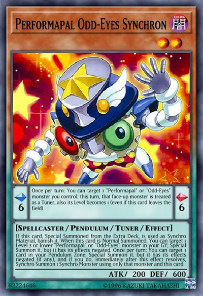 Performapal Odd-Eyes Synchron YGO Card