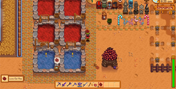 07 Lava Eel Roe Stardew Valley Screenshot 