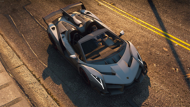 Lamborghini Veneno Roadster (2014) / GTA 5 Mod