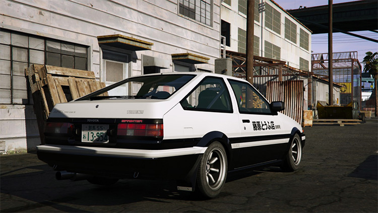 Toyota Sprinter Trueno AE86 (Initial D) / GTA 5 Mod