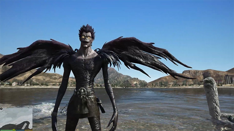 Playable Ryuk (Death Note) / GTA 5 Mod