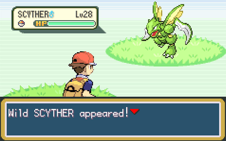 Encountering Scyther in the Safari Zone / Pokémon FRLG