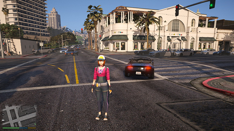 Female Trainer from Pokémon GO / GTA 5 Mod