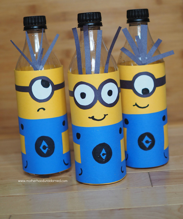 Recycled bowling game minions