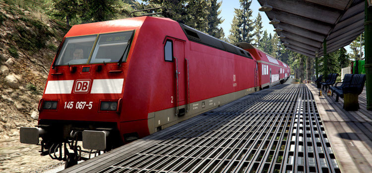 Bombardier Traxx Train Railcar (GTA 5 Mod)