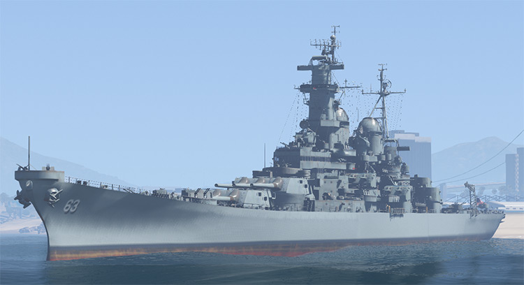 USS Missouri / GTA 5 Mod