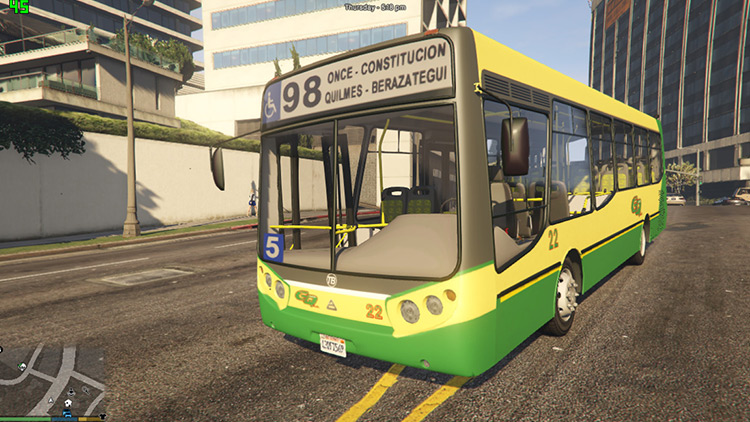 Buenos Aires Bus Liveries / GTA 5 Mod