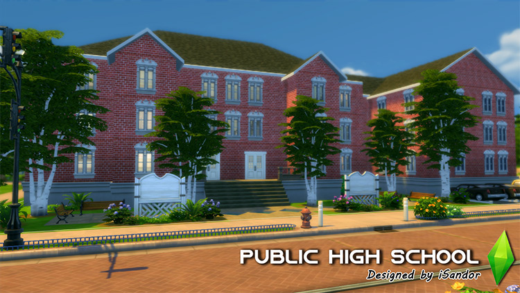 Public High School / Sims 4 Lot