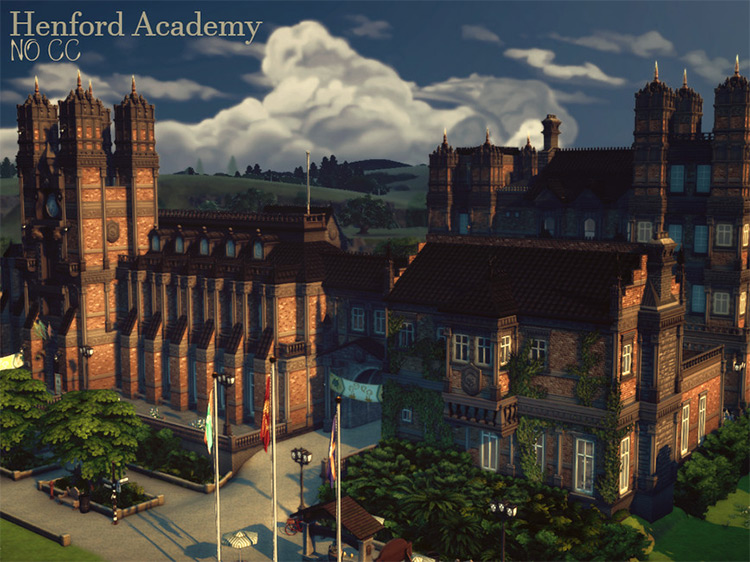 Henford Academy / Sims 4 Lot