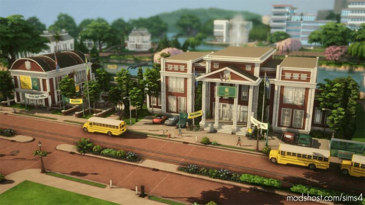 Best Sims 4 High School Lots  All Free To Download    FandomSpot - 70