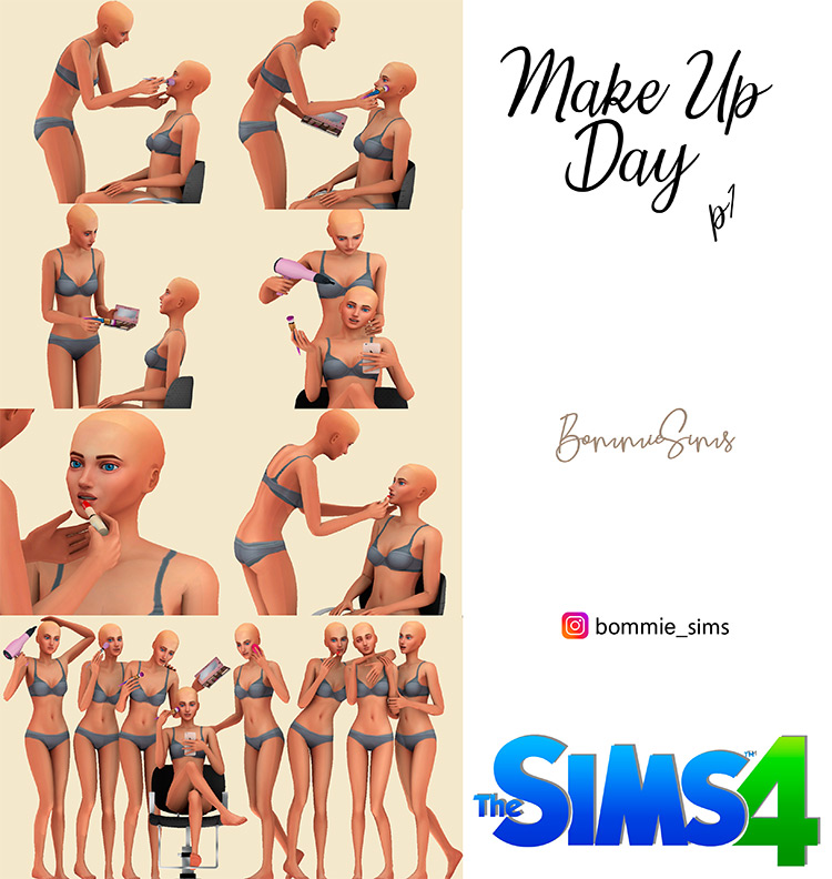 Make Up Day! / Sims 4 Pose Pack