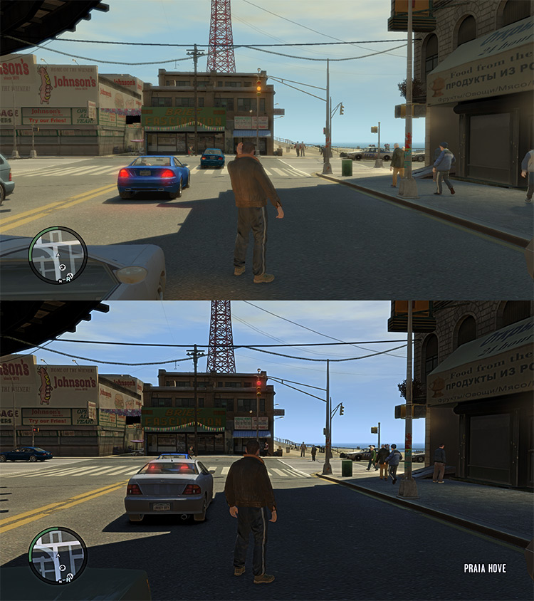 GTA IV: iCEnchancer 3.0 Mod - Graphics Comparison