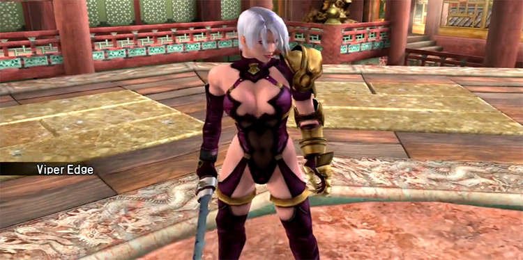 Ivy – Soulcalibur II gameplay screenshot