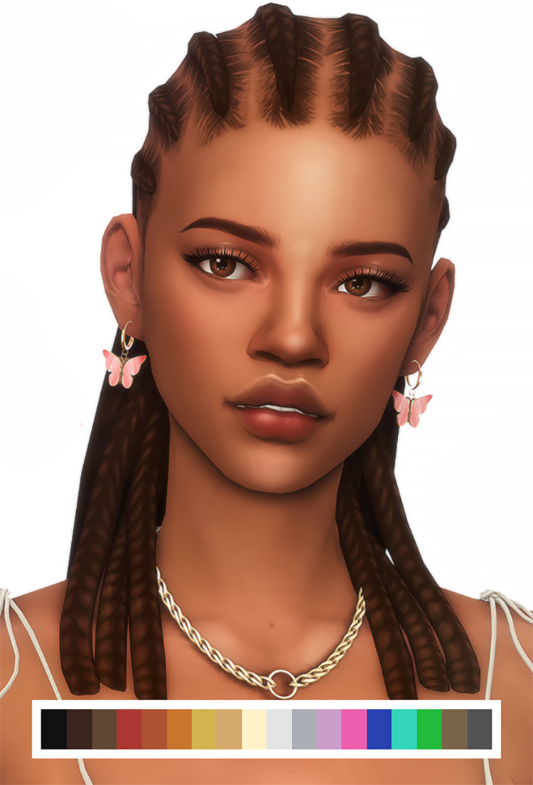 Rue Hair / Sims 4 CC