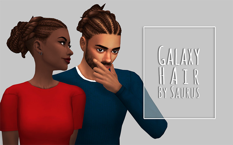 Galaxy Hair / Sims 4 CC
