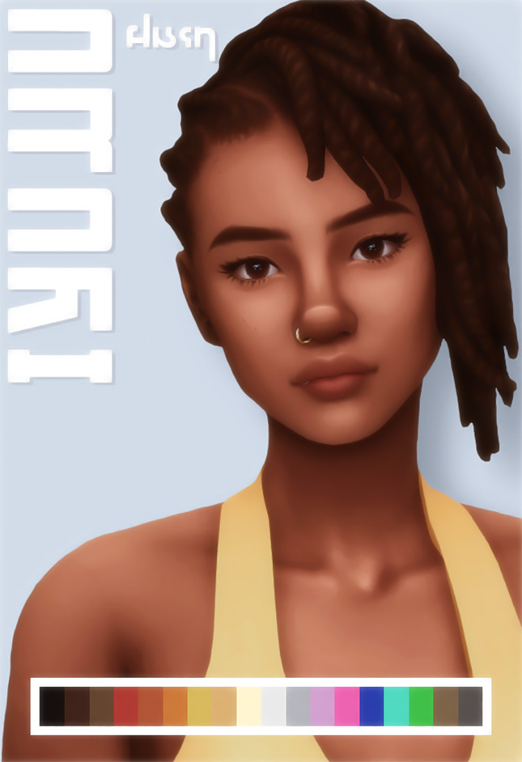 Amari Cornrow Hair / Sims 4 CC