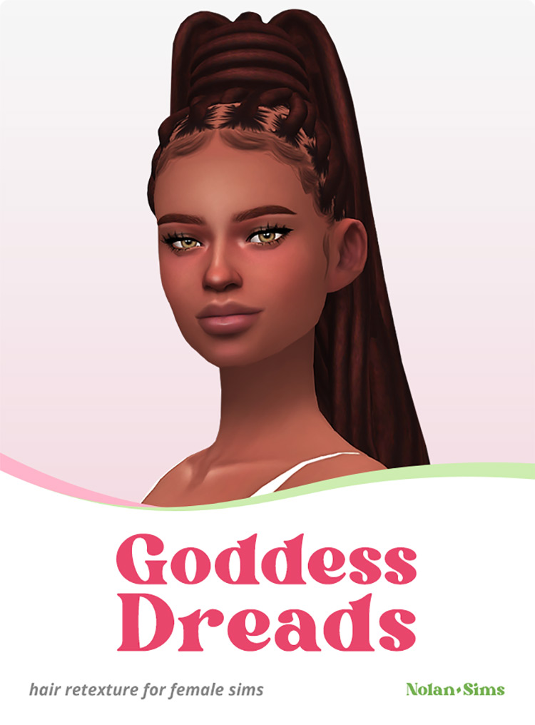 Goddess Dreads / Sims 4 CC