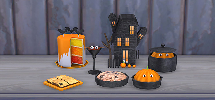 TS CC Maxis Match Halloween Décor Clutter Objects FandomSpot