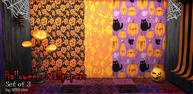 Halloween Wallpapers / Sims 4 CC