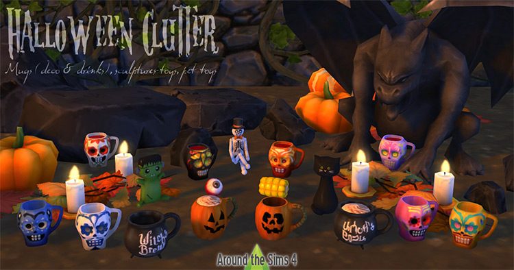 Halloween Clutter / Sims 4 CC