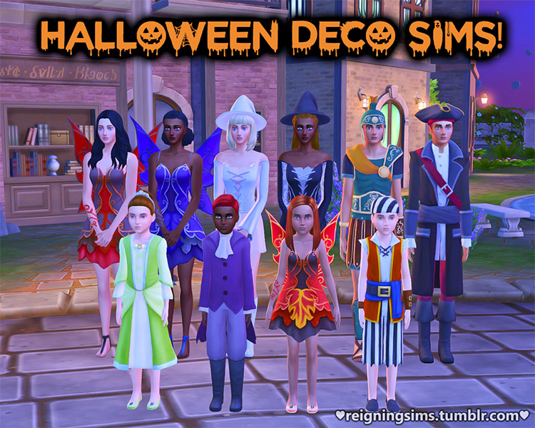 Halloween Deco Sims / Sims 4 CC