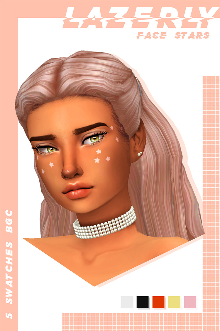 Face Stars by Lazerly / Sims 4 CC