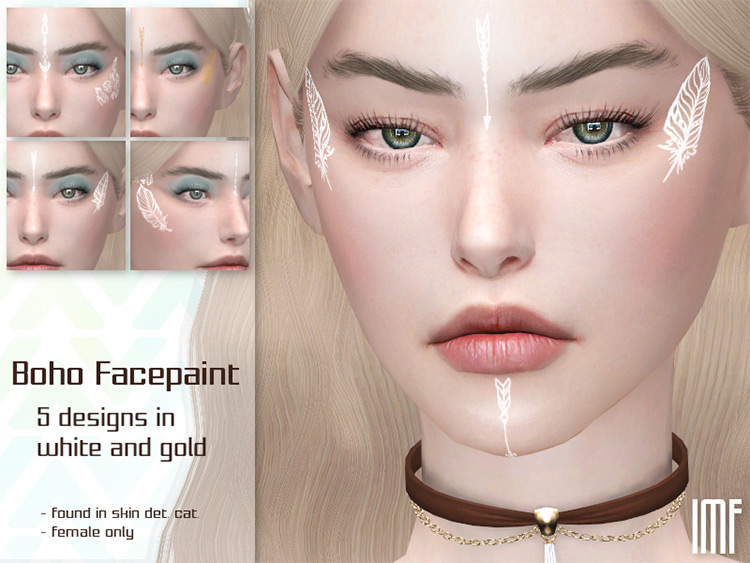 Sims 4 Face Paint CC  All Free To Download    FandomSpot - 79