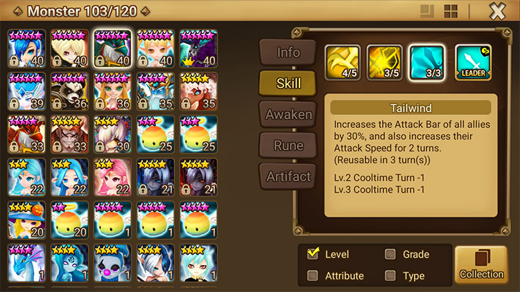 3* Monsters to skill-up / Summoners War