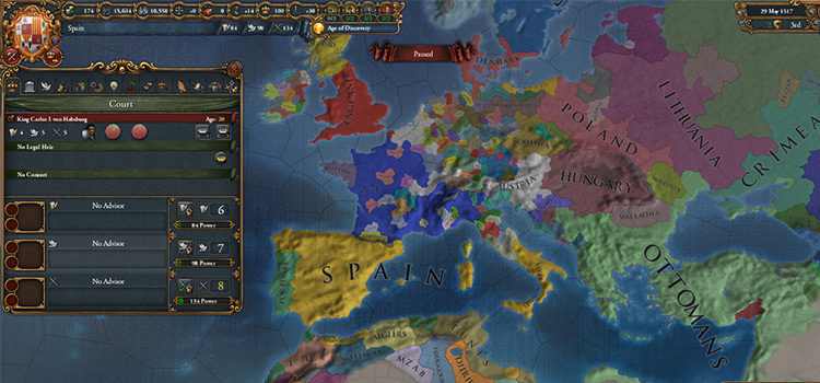 How To Get The Habsburgs as Spain/Castille (EU4)