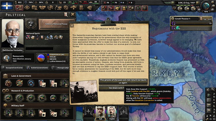 A coalition with fascists, what could go wrong / Hearts of Iron IV