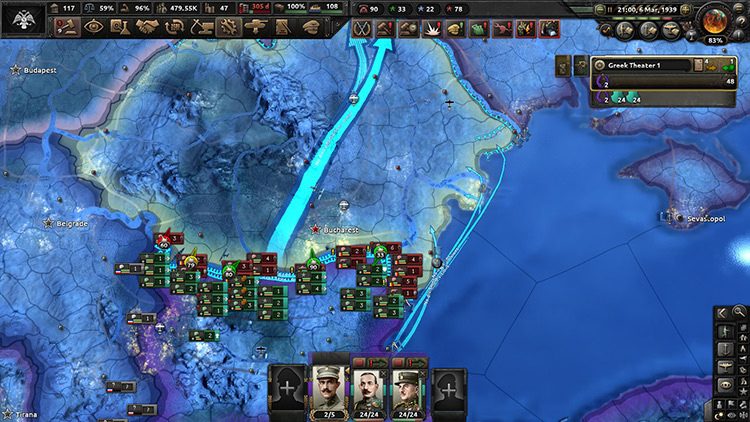 How a naval invasion of Romania looks like / HOI4